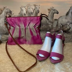 Monserrat de Luca tie dye leather bag